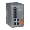 4-port 10/100 Mbps Ethernet with 2 fiber port Switch (Single mode, SC connector)ICP DAS